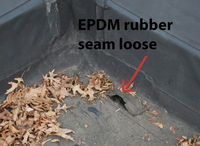 What are some common EPDM flat roof problems?