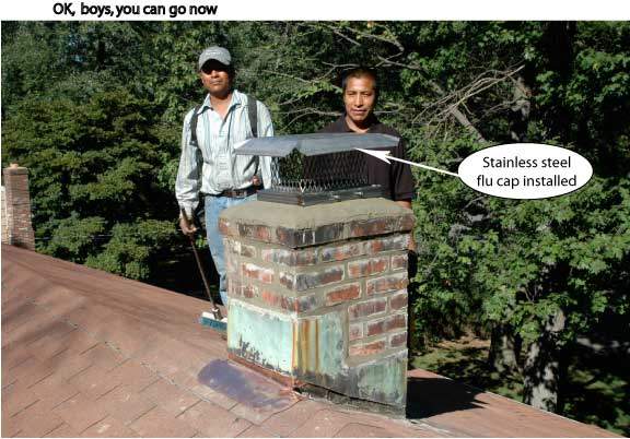 It is not important but if you wish a flu cover can be installed It is not important but if you wish a flu cover can be installed