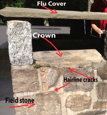 Stone chimneys are one of the worst chimneys to deal with. Most of the time it is the mason that did not do a good grouting that causes the problem Stone chimneys are one of the worst chimneys to deal with. Most of the time it is the mason that did not do a good grouting that causes the problem