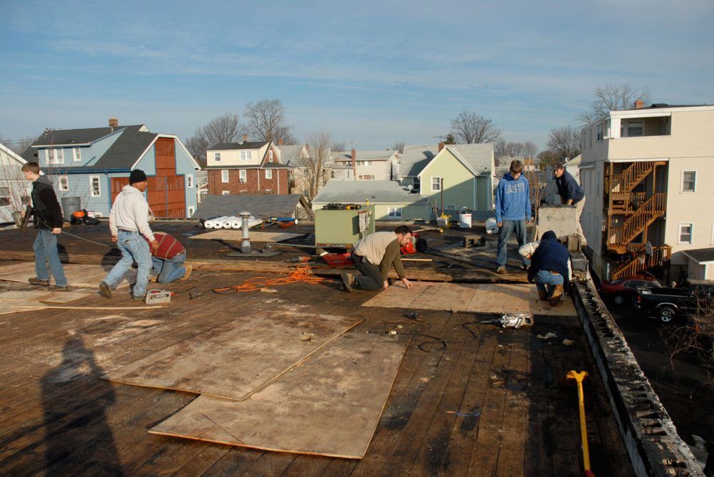 More cost effective per square foot to install a commercial roof than that of a residential roof Commercial Roofs are more cost effective than that of a residential roofs to install