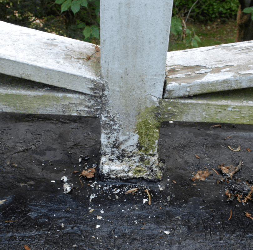 Post flashing not correct Post flashing not correct
