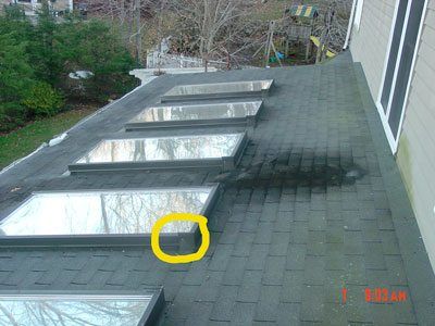 Some skylights are not designed to be on a flat roof Some skylights are not designed to be on a flat roof