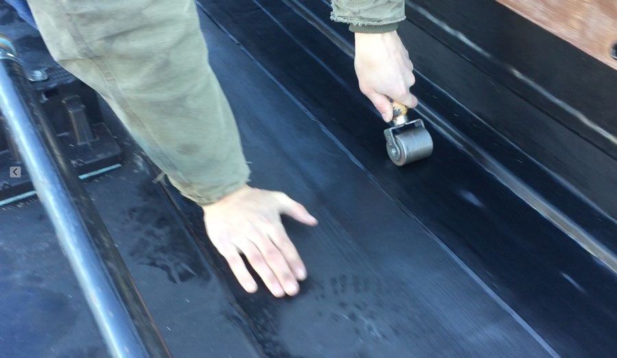 EPDM Rubber Roof - this is what most roofing contractors install