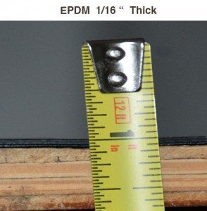 EPDM Membrane Roof - Thickness of EPDM less than a quarter EPDM Membrane Roof - Thickness of EPDM less than a quarter