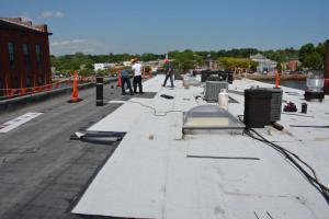 Torch Down Roofing - rubber membrane