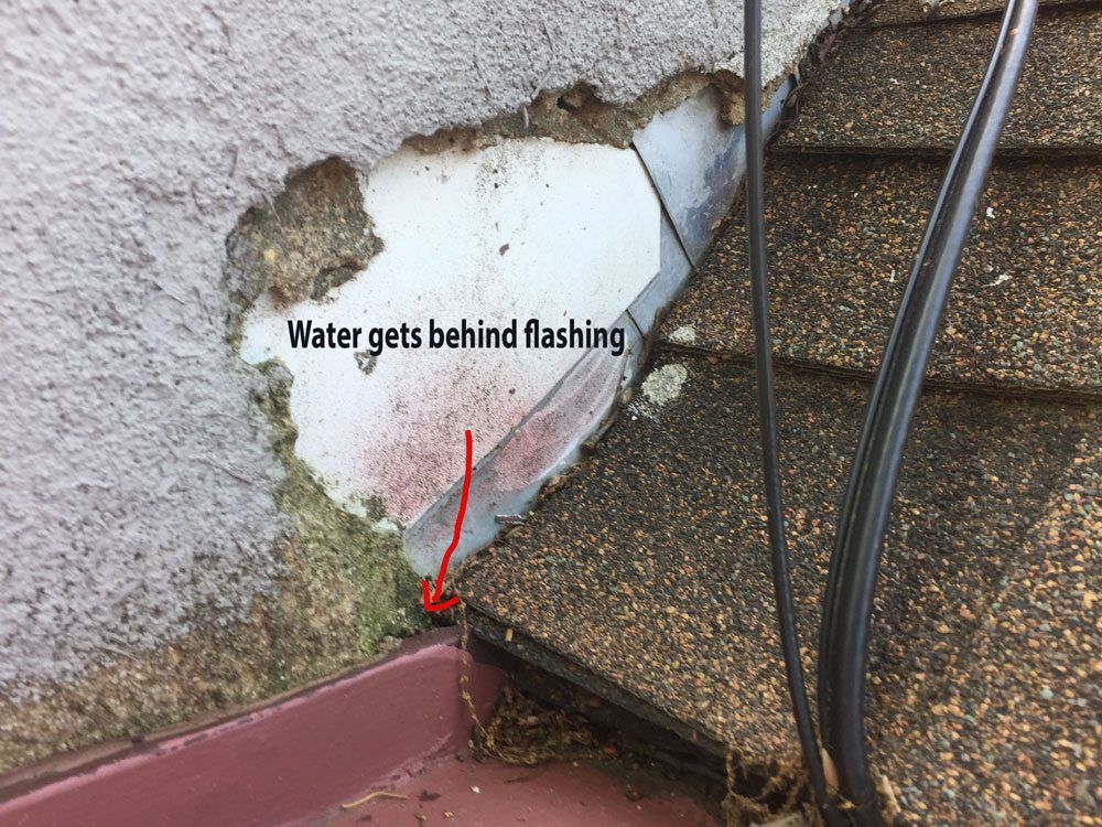More flashing issues that could potentially cause leaks More flashing issues that could potentially cause leaks